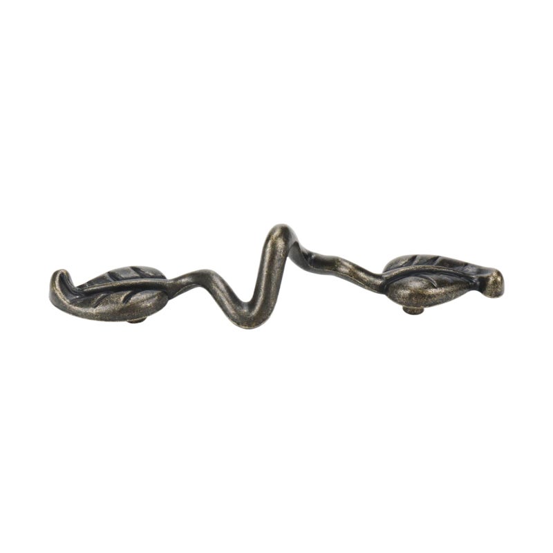 Pastlla Leaf Shape Drawer Pull Handle, Vintage Bronze Leaf Dresser Pull Knob Twig Branch Decorative Cabinet Wardrobe Furniture Door Drawer Pull Handle, 2 Pcs Zinc Alloy 3"" Hole Center - Image 5